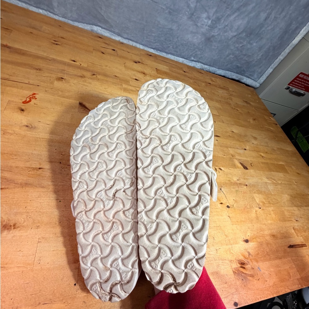 Birkenstock Boston EVA Clogs White Women Size 8 or 39 Made in Germany Waterproof - Picture 7 of 11